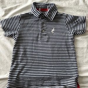 Boys 2T Beaufort Bonnet Company 2 toddler navy blue polo shirt